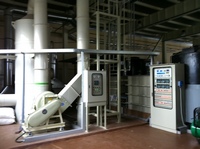 Control Panel of the equipment for emissions purification